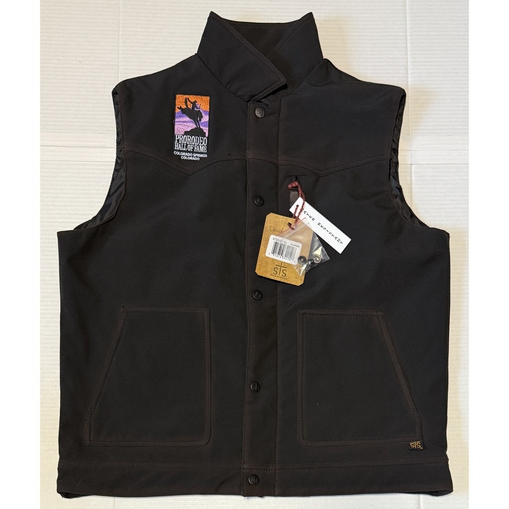 STS Ranchwear Spilled Whiskey - Men's Western Rodeo Conceal Carry Vest - XL -NWT